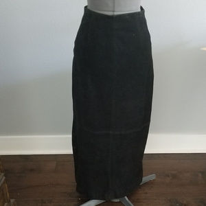 Maxi 100% Leather skirt